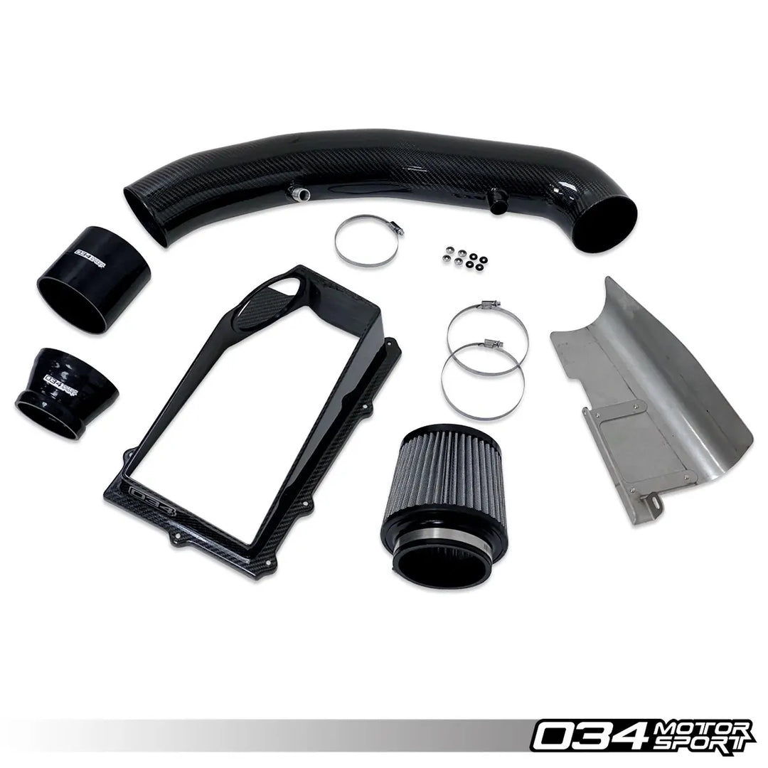 X34 4" Carbon Fiber Open-Top Cold Air Intake System Audi TT RS & RS3 2.5 TFSI EVO