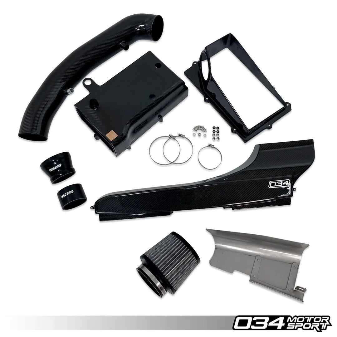 X34 Carbon Fiber Open-Top 4" Intake Bundle Audi TTRS & RS3 2.5 TFSI EVO